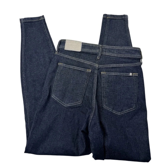 Everlane The Way High Skinny Jean Dark Wash - Picture 3 of 11